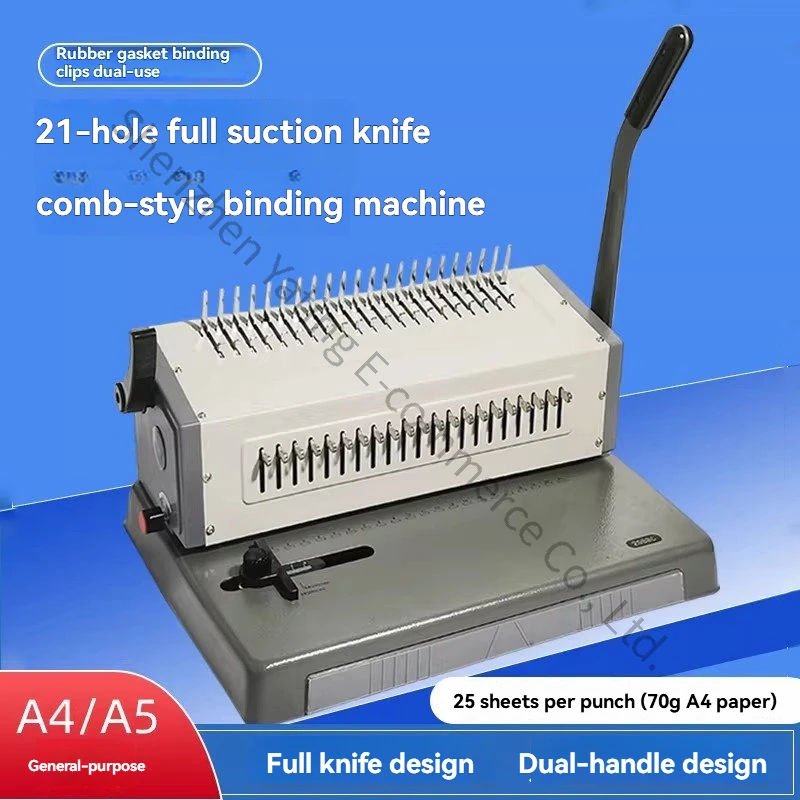 Máquina de Encadernação com Pe - Binding Machine Comb avaliação e preço