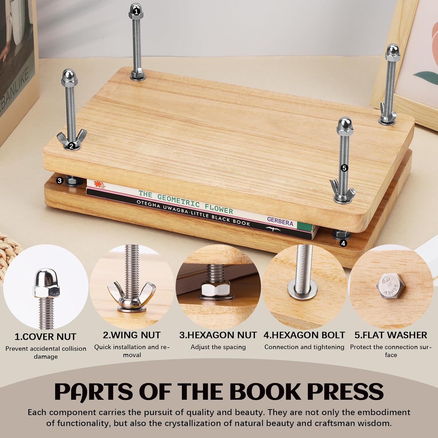Prensa de Livros de Madeira, F - Binding Machine Comb avaliação e preço