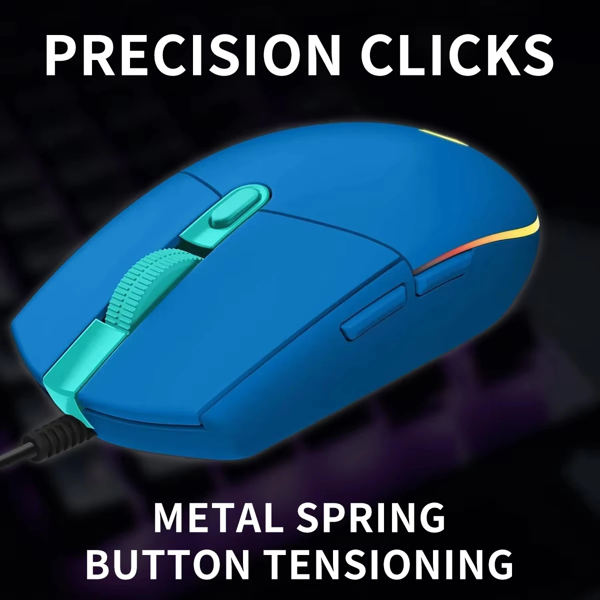 Rato de jogos com fio Logitech - Logitech Mouse G203 avaliação e preço