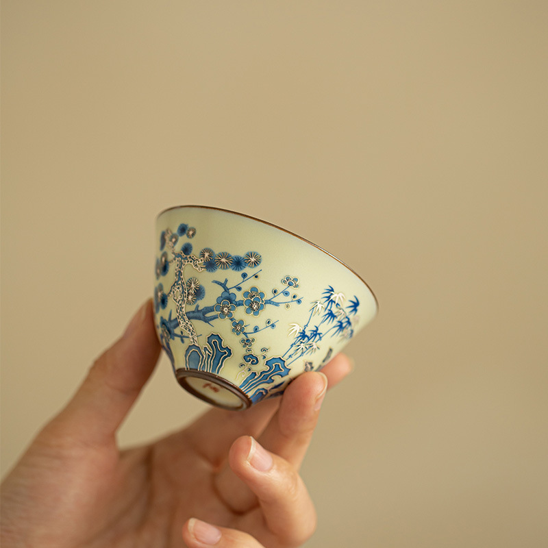 Xícara de Chá Jingdezhen Pinta - Office Technician avaliação e preço