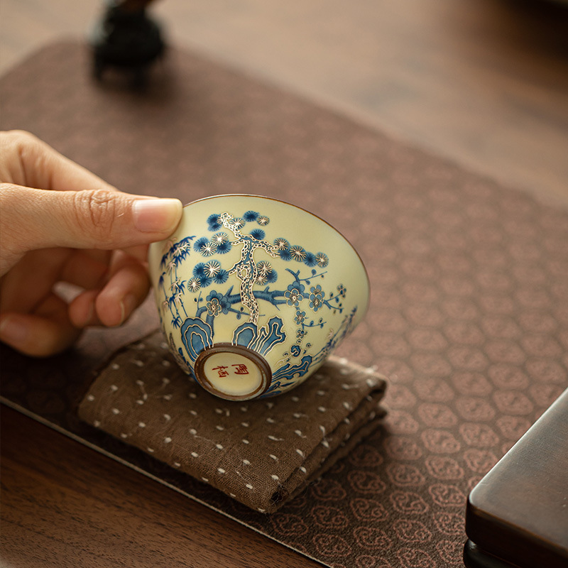 Xícara de Chá Jingdezhen Pinta - Office Technician avaliação e preço