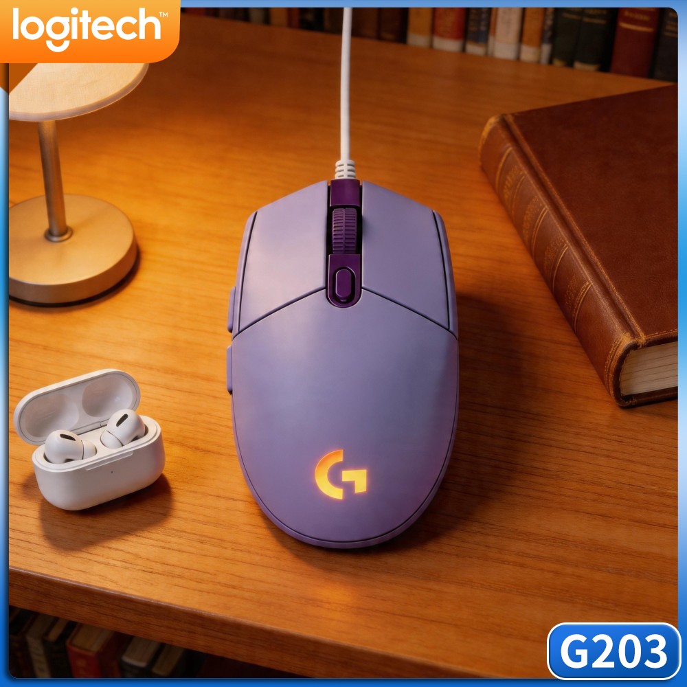 Mouse Gamer Logitech G203 com  - Logitech Mouse G203 avaliação e preço